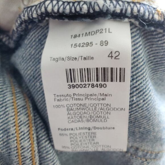 MSGM Distressed Straight Jeans size 6 - Picture 5 of 11